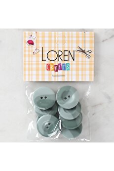 Ethab Ti̇caret Loren Crafts 8 Li̇ Düğme Yeşi̇l - 1138