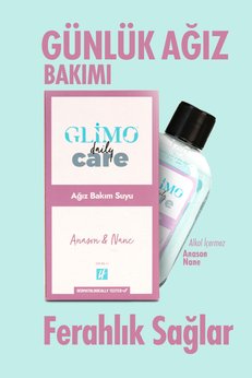 Glimo Daily Care Ağız Bakım Suyu - Anason ve Nane Aromalı - Alkolsüz - 250ml - Yerli Üretim