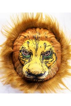 Go İthalat Peluş Aslan Maskesi̇ Kahverengi̇ Yeleli̇ Mega Peluş 33 No (5258)