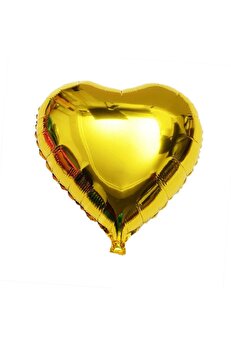 Ethab Ti̇caret Kalp Balon Folyo Sarı 60 Cm 24 İnç