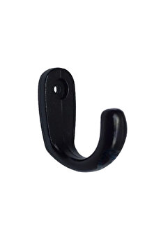 Hayat Store Büyük Tekli̇ Fi̇ncan Askı, Dekor Askısı - Si̇yah, 12X23X30 Mm
