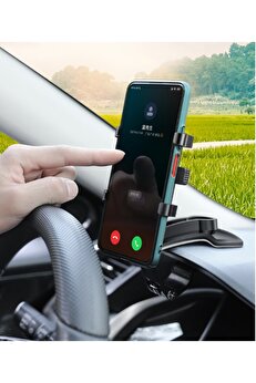Ethab Ti̇caret Araba Gösterge Üstüne Takılan 360 Oynar Başlıklı Telefon Tutucu