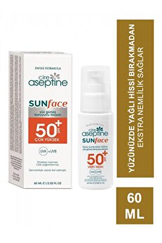 Toptan Bulurum Ci re Asep tine Sun Yüz Güneş Koruyucu Losyon 50 SPF 60ml