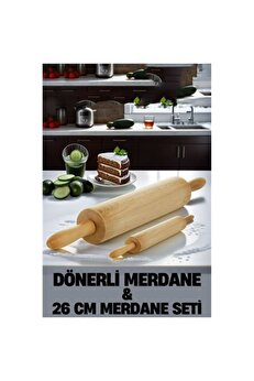 Toptan Bulurum Kendinden Dönerli Merdane 2 li SET Fabelle Design