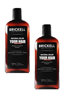 Adoi̇l Bri̇ckell Erkeklere Içi̇n Saç Sakal Beyazlık Gi̇derci̇ Renklendi̇rci̇ Bakım Şampuanı 300 Ml 2 Adet