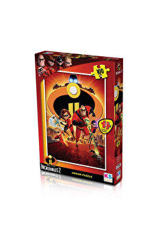 gizmurstore INC 714 Puzzle 100/INCREDIBLES 2 PUZZLE 100 PARÇA
