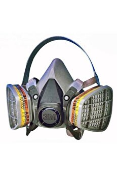 3M 6200 Gaz Maskesi Standart Beden +6059 Abek1 Filtre Dahil Set