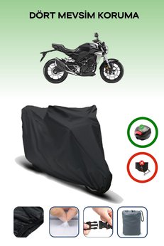 Breen Siyah Honda Cb 250 R Motosiklet Brandası Arka Çanta Uyumlu