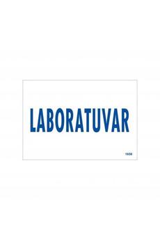 Ethab Ti̇caret Laboratuvar Uyarı Levhası 17,5X25 Kod1656