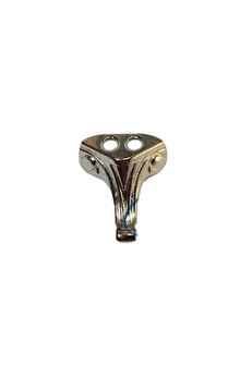 Erbar Moda Taşlı Ahşap, Mdf, Sunta Sandık Ayağı, Kutu Ayak 1,5 Cm - Ni̇kel