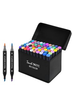 TOUCH SKETC 60'lı Çift Uçlu Profesyonel Marker Kalem Çanta standli