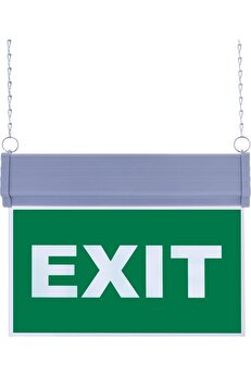RuniqueHome SG051-D1 Çift Yönlü Acil Yönlendirme Armatürü (Zincirli) Exit