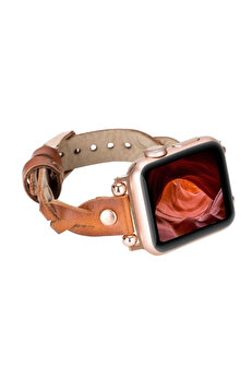 gizmurstore Apple Watch Uyumlu Deri Kordon Wanda 38-40-41mm RT RST2E
