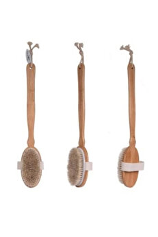 gizmurstore Organik Doğal At Kılı Banyo Fırçası