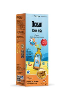 Ocean Orzax Balık Yağı Şurubu Portakal Aromalı 150ml