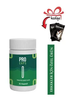 Adoil PRO CAPS Erkeklere Özel Destekleyici 15'li + Kayganlaştırıcı Jelle