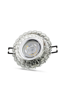 gizmurstore NOAS YL65 1667 Geras Led Çerçeveli 4000K Kristal Cam Spot Kasa - Priz ve Anahtar İçin Uyumlu Çerçeve