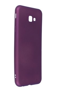 CepteToptan Samsung Galaxy J4 Plus Kılıf First Silikon - Mürdüm - DROPX9297-9789