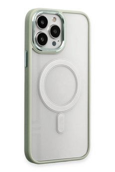CepteToptan iPhone 15 Pro Kılıf Room Magneticsafe Silikon - Su Yeşili - DROPX9899-4002
