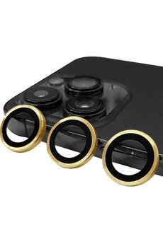 CepteToptan iPhone 14 Pro Raze Metal Kamera Lens - Gold - DROPX2251-4679