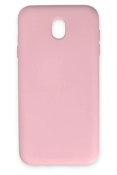 CepteToptan Samsung Galaxy J7 Pro / J730 Kılıf Nano içi Kadife Silikon - Pudra - DROPX6424-1107
