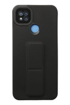 CepteToptan Xiaomi Redmi 9C Kılıf Mega Standlı Silikon - Siyah - DROPX5606-3480