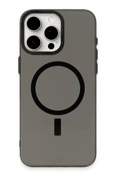 CepteToptan iPhone 15 Pro Kılıf Anka PC Magneticsafe Sert Metal Kapak - Siyah - DROPX6910-7509