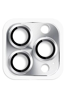CepteToptan iPhone 16 Pro Max Pers Alüminyum Kamera Lens - Gümüş - DROPX4909-8156