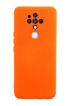 CepteToptan Tecno Camon 16 Kılıf Nano içi Kadife Silikon - Turuncu - DROPX3542-4925