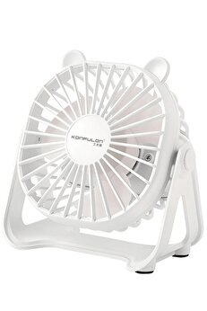 CepteToptan FS23 Masaüstü Soğutma Fanı - Beyaz - DROPX7804-3254