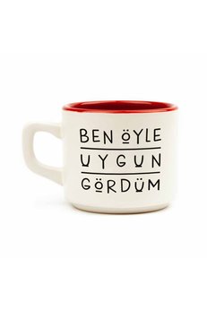 PALTO TASARIM Ben Öyle Uygun Gördüm Beyaz Venüs Kupa-Hediyelik Kupa Fincan