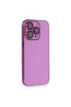 CepteToptan iPhone 14 Pro Kılıf Armada Lensli Kapak - Mor - DROPX1885-9248