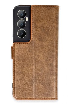 CepteToptan Realme C65 Kılıf Trend S Plus Kapaklı Kılıf - Taba - rovex1385-4710