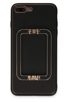 CepteToptan iPhone 7 Plus Kılıf Coco Elit Kapak - Siyah - DROPX3790-3840
