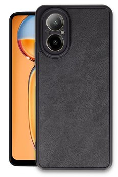 CepteToptan Newface Realme 12 Lite Kılıf Aras Deri Kapak - Siyah