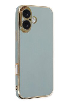 CepteToptan iPhone 16 Kılıf Volet Silikon - Açık Yeşil - DROPX1891-1583
