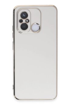 CepteToptan Newface Xiaomi Redmi 12C Kılıf Volet Silikon - Beyaz
