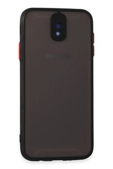 CepteToptan Samsung Galaxy J7 Pro / J730 Kılıf Montreal Silikon Kapak - Siyah - DROPX6239-8762