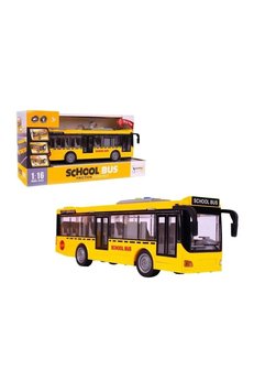 Brother Toys Okul Otobüsü Ön Ve Orta Kapısı Açılabilen Sesli Işıklı Oyuncak Okul Otobüs 28 Cm