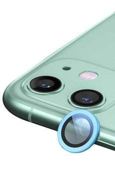 CepteToptan iPhone 11 Raze Metal Kamera Lens - Mavi - DROPX2098-8566