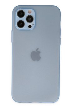 CepteToptan iPhone 12 Pro Max Kılıf Silikon - Turkuaz - DROPX2342-2049