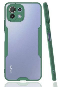 CepteToptan Xiaomi Mİ 11 Lite Kılıf Platin Silikon - Yeşil - DROPX4560-7609
