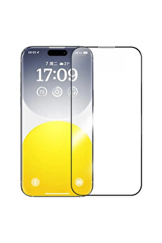 Najmaddin Corning iPhone 15 Pro Max Uyumlu HD Tempered Full Koruma Cam Ekran Koruyucu(5775)-najmaddin4071-2793