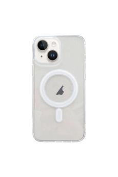 gizmurstore ALLY iPhone 15 Plus Magsafe Uyumlu Manyetik Şeffaf Silikon Kılıf-(5775) - GMS1393-2457
