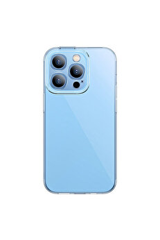 gizmurstore Simple Case iPhone 14 Pro 6.1 Kamera Korumalı İnce Silikon Şeffaf Kılıf-(5775) - GMS5074-5151