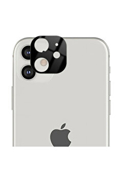 gizmurstore İPhone 12 6.1 3D full Kaplama Tempered Cam Kamera Koruyucu-(5775) - GMS8888-3616
