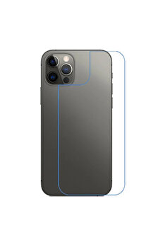 Najmaddin Ally İPhone 12/12 Pro 6.1 İnch Tempered Arka Kırılmaz Cam Koruyucu-(5775) - najmaddin4006-4316