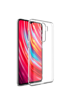 gizmurstore Xiaomi Redmi Note 8 Pro Kamera Korumalı Fit Şeffaf Silikon Kılıf-(5775) - GMS8703-2612