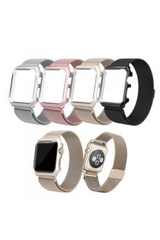 CepteToptan Ally Apple Watch 6-5-4 44mm Watch Ultra 49mm Metal Kayış Milano Loop+metal Kı - DROPX5837-5998