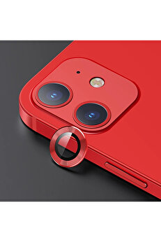 CepteToptan USAMS İPhone 12 - 12 Mini 3D Metal Çerçeveli Kamera Lens Koruyucu-(1903) - DROPX4089-5142
